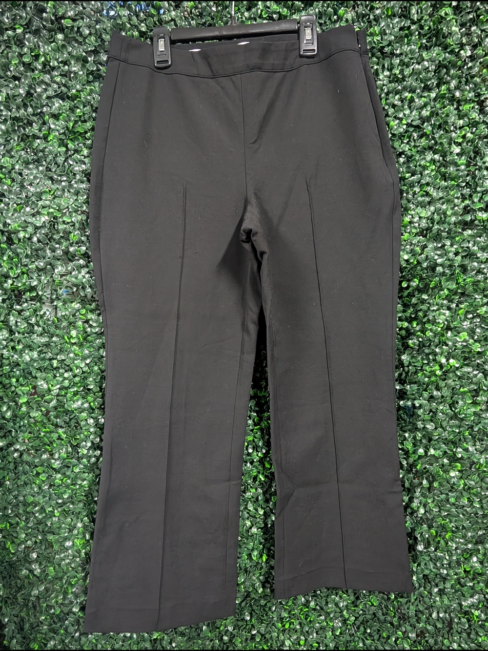 Vince Black Cropped Tailored Trousers